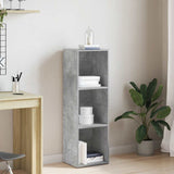 Vidaxl boekenkast tv-meubel 36x30x114 cm bewerkt hout betongrijs