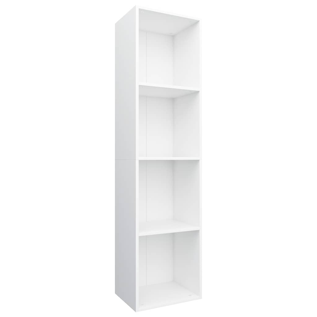 Vidaxl boekenkast tv-meubel 36x30x143 cm bewerkt hout wit