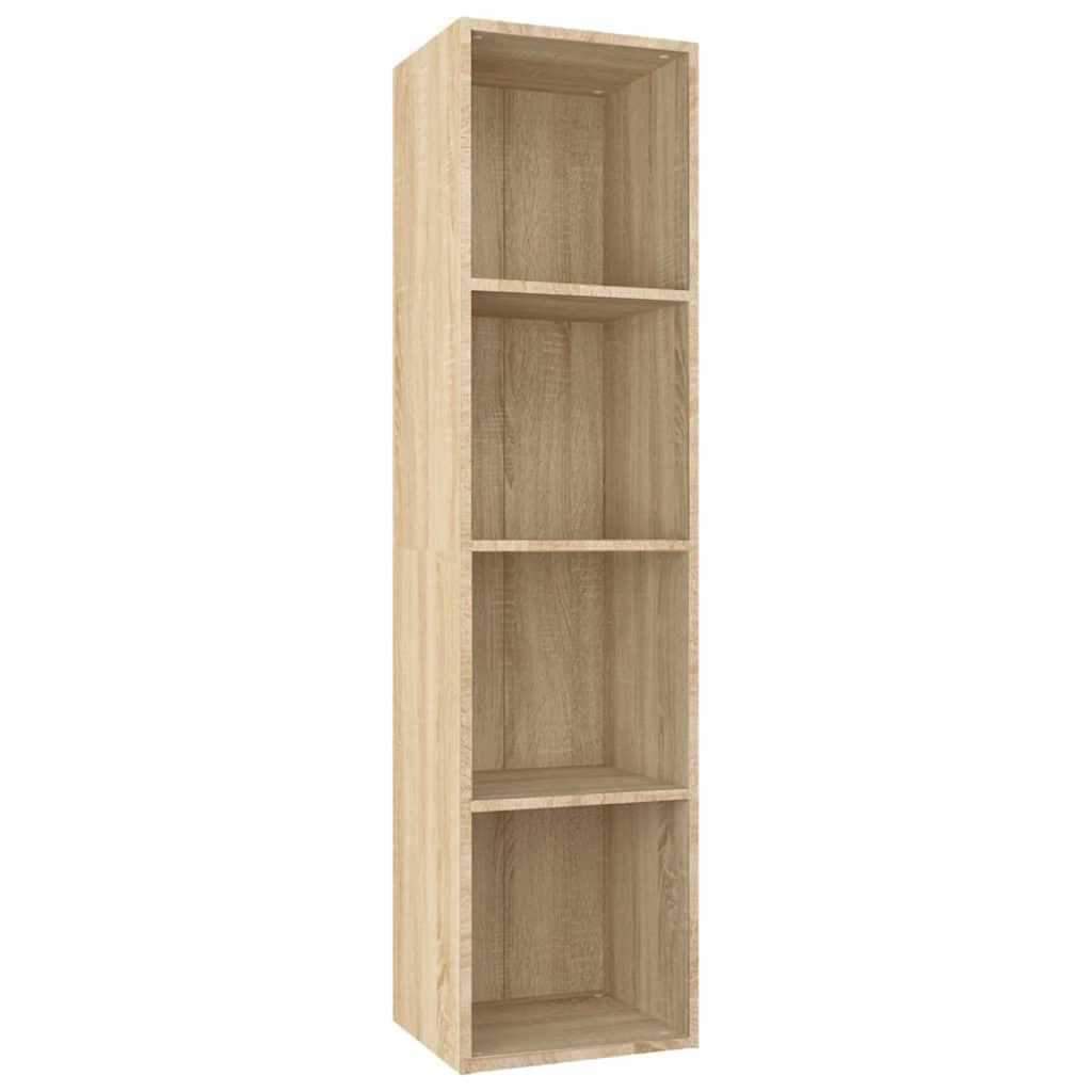 Vidaxl boekenkast tv-meubel 36x30x143cm bewerkt hout sonoma eikenkleur