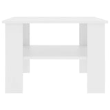 Vidaxl salontafel 60x60x42 cm bewerkt hout wit