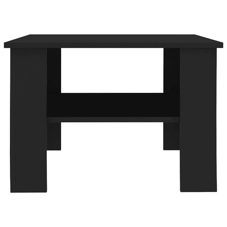 Vidaxl salontafel 60x60x42 cm bewerkt hout zwart