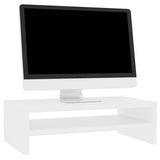 Vidaxl monitorstandaard 42x24x13 cm bewerkt hout wit