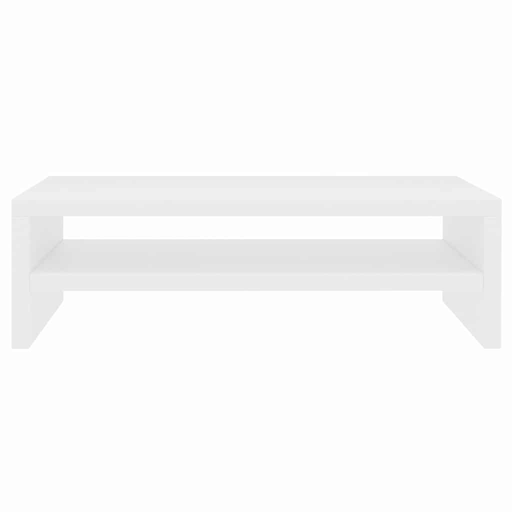 Vidaxl monitorstandaard 42x24x13 cm bewerkt hout wit