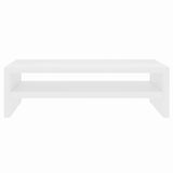 Vidaxl monitorstandaard 42x24x13 cm bewerkt hout wit