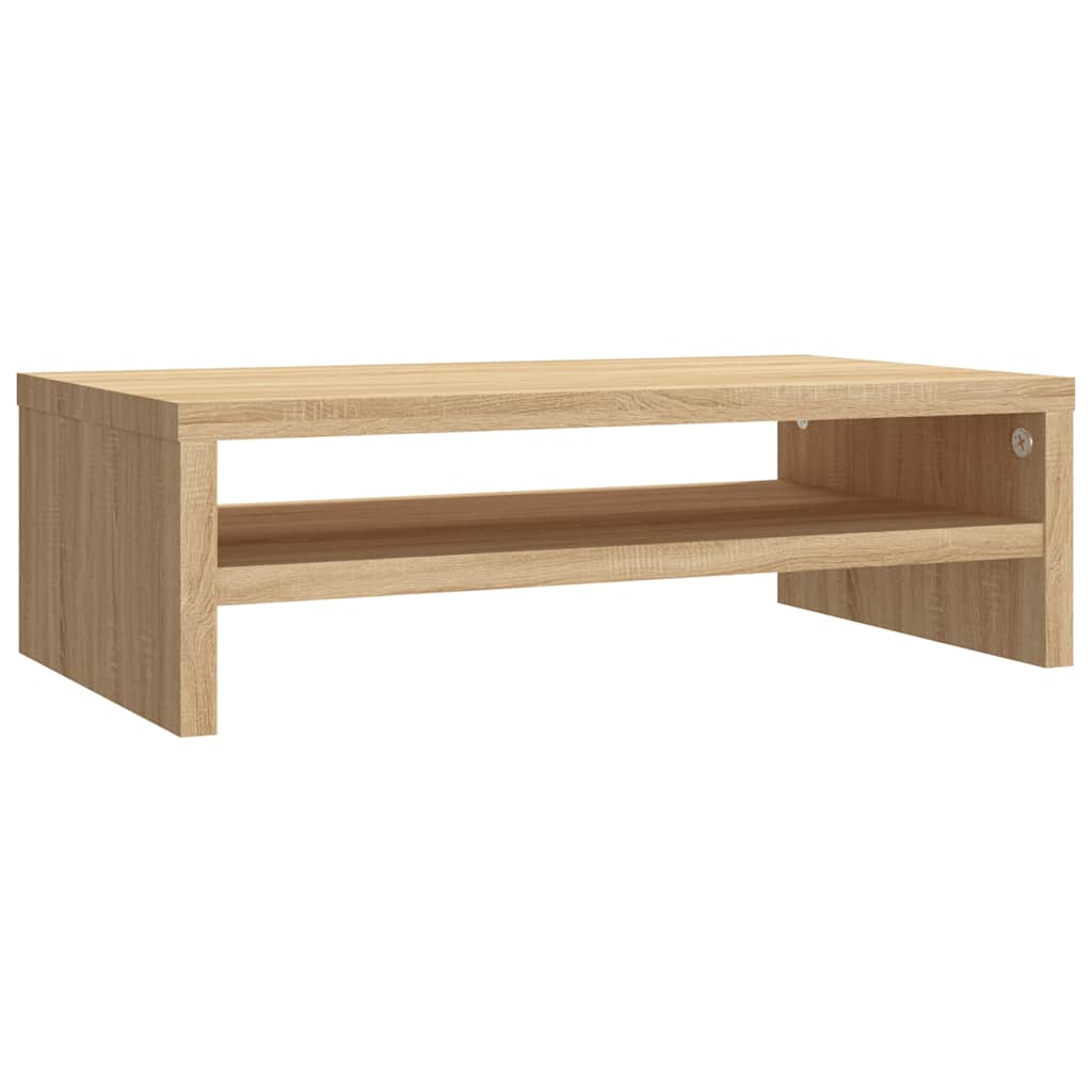 Vidaxl monitorstandaard 42x24x13 cm bewerkt hout sonoma eikenkleurig