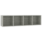 Vidaxl boekenkast tv-meubel 143x30x36 cm betongrijs