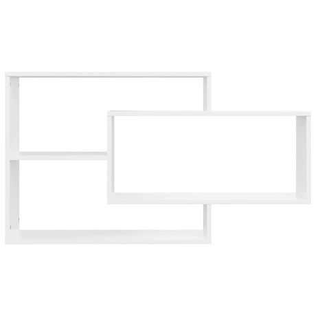 Vidaxl wandschappen 104x20x58,5 cm bewerkt hout wit
