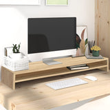 Vidaxl Monitor se encuentra 100x24x13 cm de madera procesada Sonoma Oak -Coled