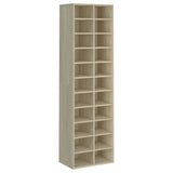 Vidaxl Cabinet da scarpe 54x34x183 cm Colore in legno in legno Sonoma