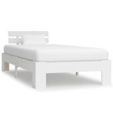 Vidaxl bedframe massief grenenhout wit 90x200 cm