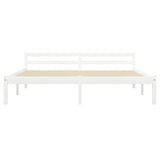 Vidaxl bedframe massief grenenhout wit 160x200 cm