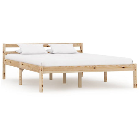 Vidaxl bedframe massief grenenhout 140x200 cm