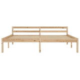 Vidaxl bedframe massief grenenhout 160x200 cm