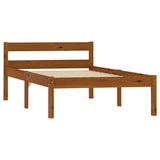 Vidaxl bedframe massief grenenhout honingbruin 90x200 cm