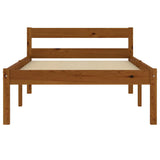 Vidaxl bedframe massief grenenhout honingbruin 90x200 cm