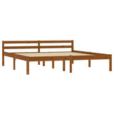 Vidaxl bedframe massief grenenhout honingbruin 180x200 cm