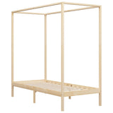 Vidaxl hemelbedframe massief grenenhout 100x200 cm