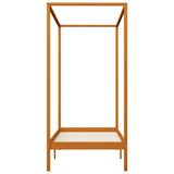 Vidaxl hemelbedframe massief grenenhout honingbruin 100x200 cm