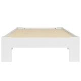 Vidaxl bedframe massief grenenhout wit 90x200 cm