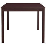 Vidaxl eettafel 180x90x73 cm grenenhout donkerbruin