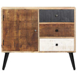 Vidaxl dressoir 88x30x73 cm massief mangohout