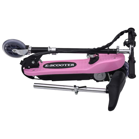 Vidaxl step elektrisch met zitje 120 w roze