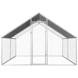 Vidaxl Chicken Coop 2,75x4x1,92 m galvanizovaná ocel