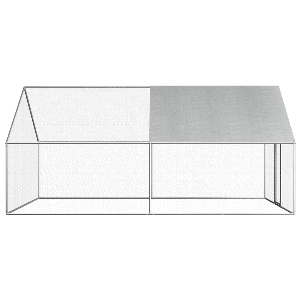 Vidaxl Poulet Coop 2.75x4x1.92 M GALVANANDITÉIT STLACK