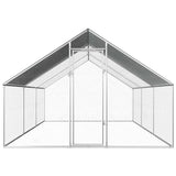 Vidaxl Chicken Coop 2.75x6x1.92 M de acero galvanizado