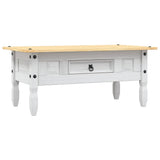 Vidaxl salontafel 100x55x44 cm mexicaans grenenhout corona-stijl wit