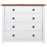 Vidaxl bijzetkast panama range 80x40x73 cm grenenhout wit