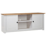 Vidaxl tv-kast panama range 120x40x50 cm massief grenenhout wit