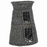 Vidaxl 3-delige kattenmandenset met kussens 47x34x60 cm wilgen