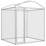 Vidaxl Dog Kennel per l'esterno con il tetto 193x193x225 cm