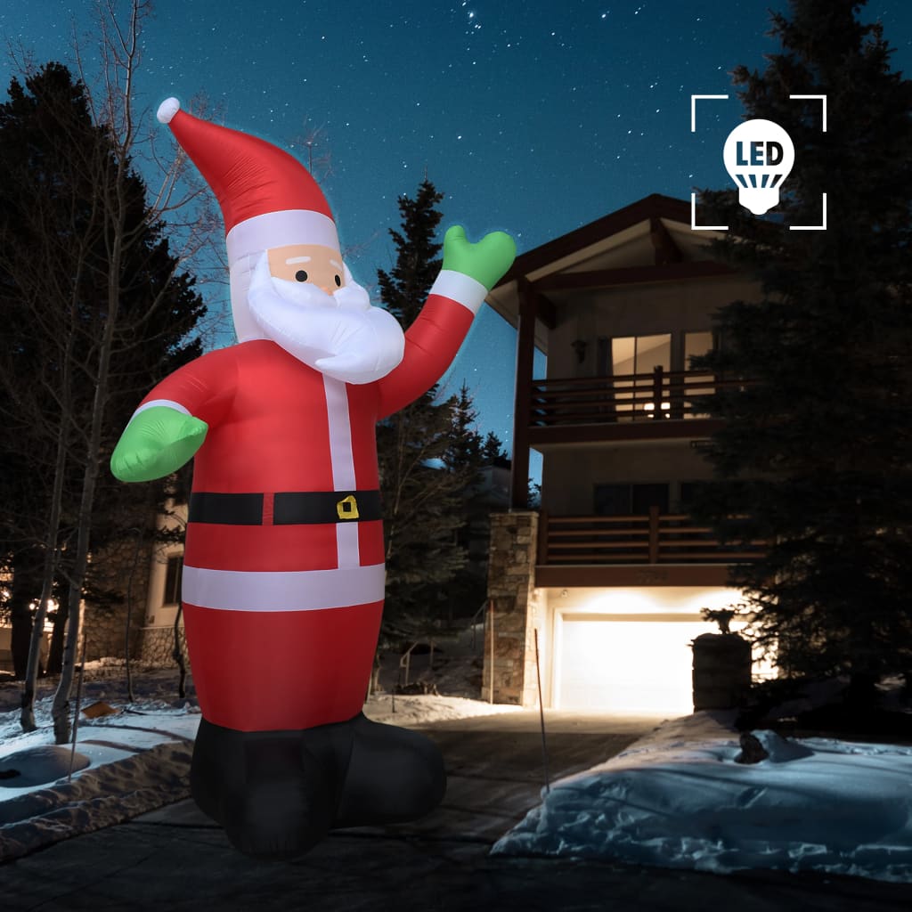 LED inflable Vidaxl Santa XXL IP20 600 cm