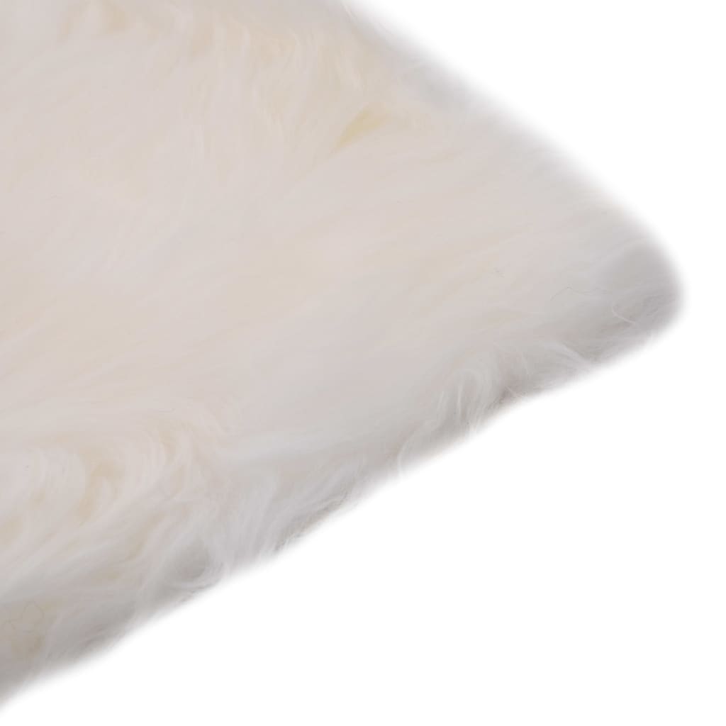 Polštáře židle Vidaxl 2 st 40x40 cm Real Sheepskin White