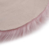 Vidaxl Rug 60x90 cm Pink de piel artificial