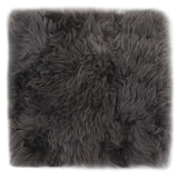 Vidaxl Chair cushions 2 st 40x40 cm Real sheepskin light gray