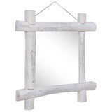 Vidaxl Mirror Træblokke 70x70 cm fast genanvendt træ