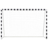 Vidaxl football goal 300x200x90 cm Metal Black and White