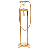 VidaXL Bathtub crane Detached 99.5 cm Stainless steel gold colored