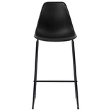 Vidaxl barstoelen 4 st kunststof zwart