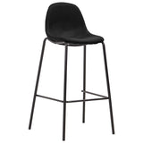 Vidaxl barstoelen 2 st stof zwart
