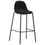 Vidaxl barstoelen 4 st stof zwart