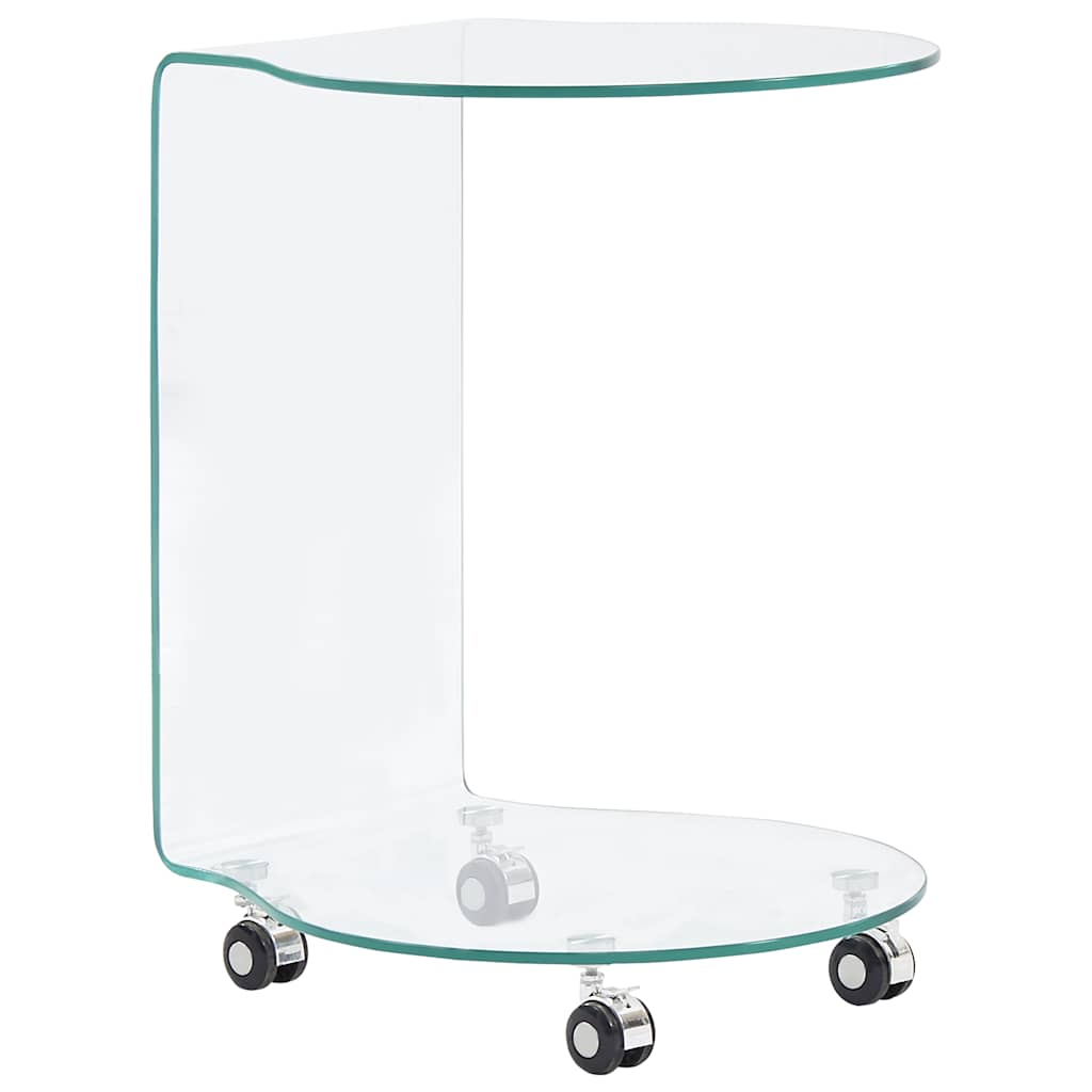 Vidaxl salontafel 45x40x58 cm gehard glas