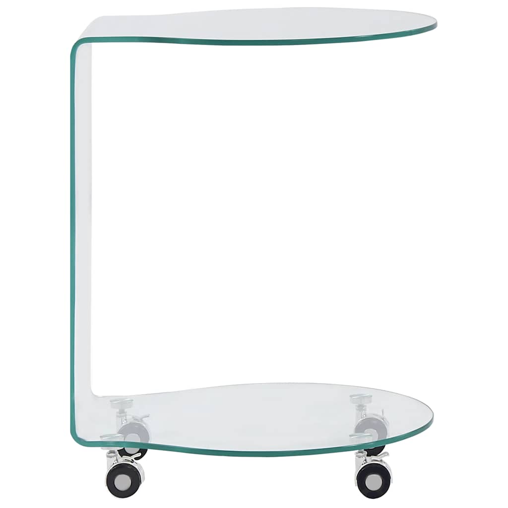Vidaxl salontafel 45x40x58 cm gehard glas