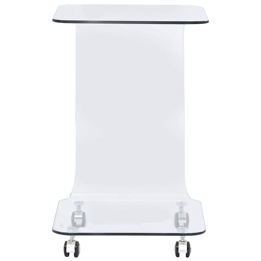 Vidaxl salontafel 45x40x63 cm gehard glas