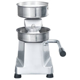 Vidaxl hamburgerpersmachine met 500 scheidingsbladen 10 cm aluminium
