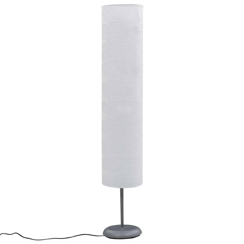 Lampa podłogowa vidaxl ze standardowym E27 121 cm białym