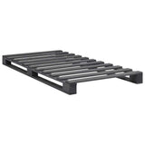 Vidaxl bedframe pallet massief grenenhout grijs 100x200 cm